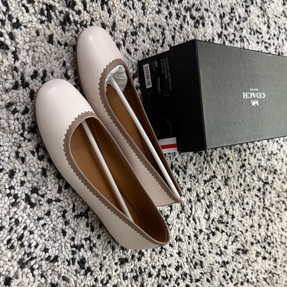 Coach Women HALLE MAT CALF/MAT CALF CHALK/STONE